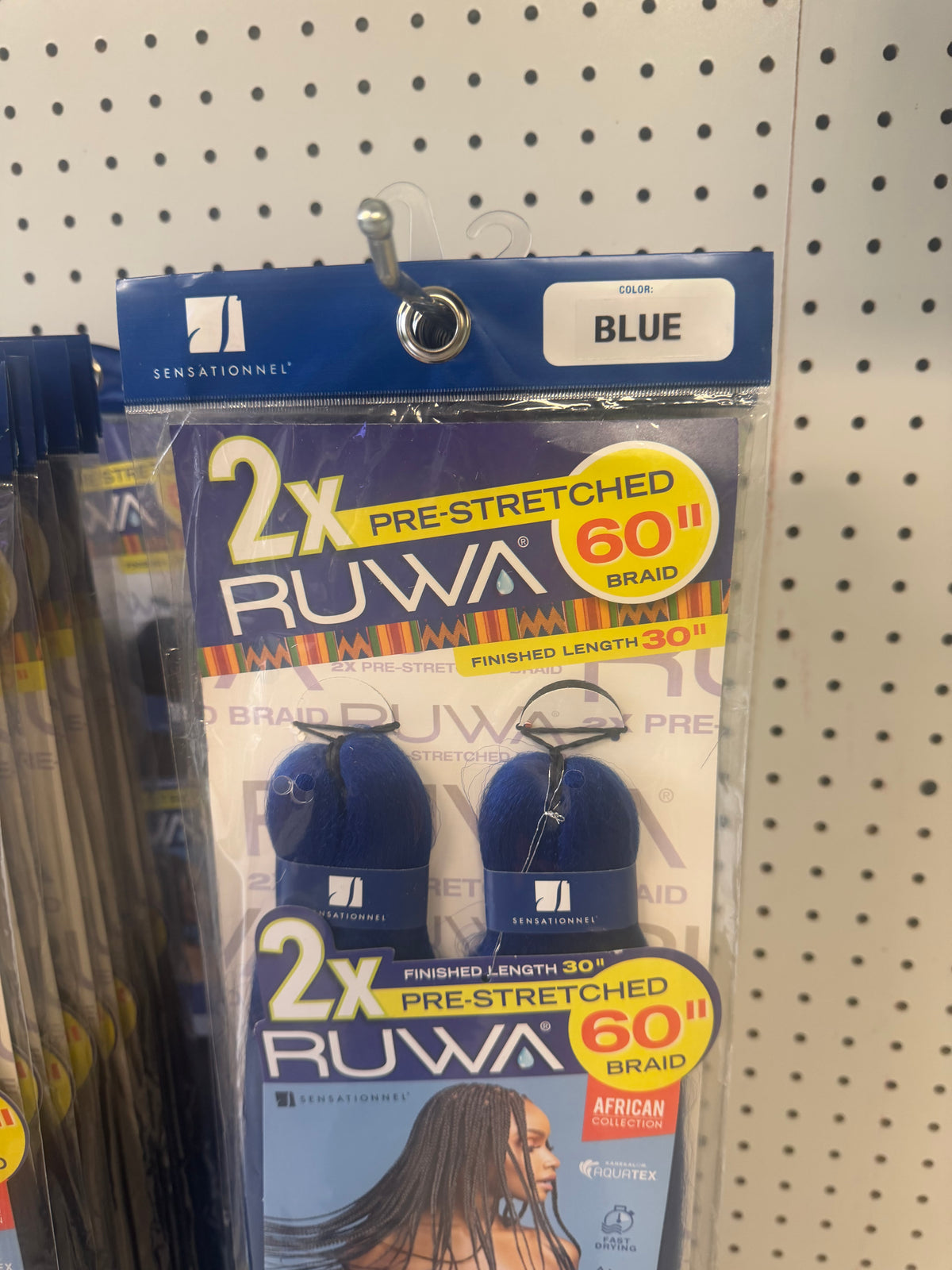 RUWA PRESTRETCHED BRAIDING HAIR 30# BLUE