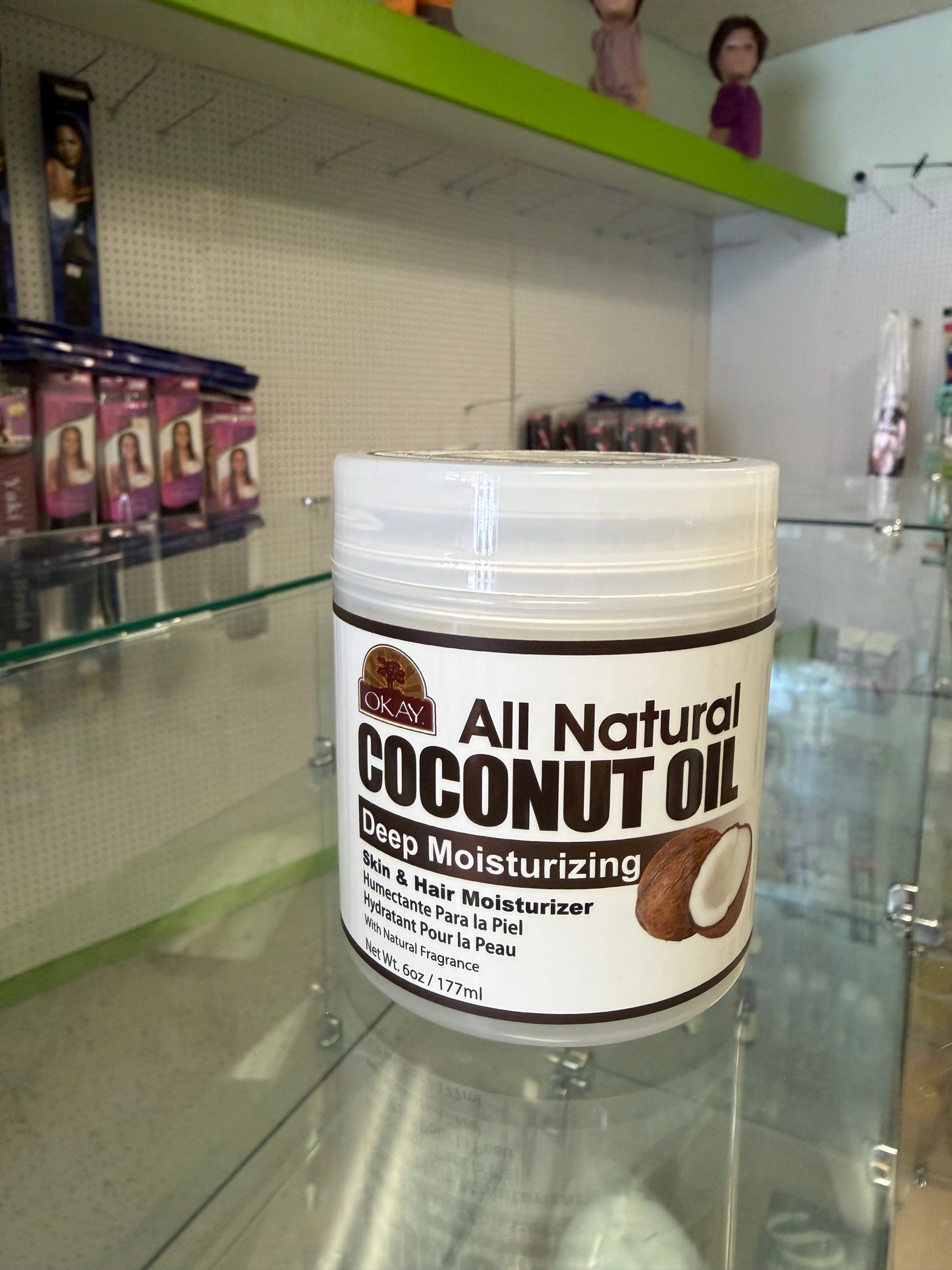 OKAY 100OPERC OIL COCONUT JAR