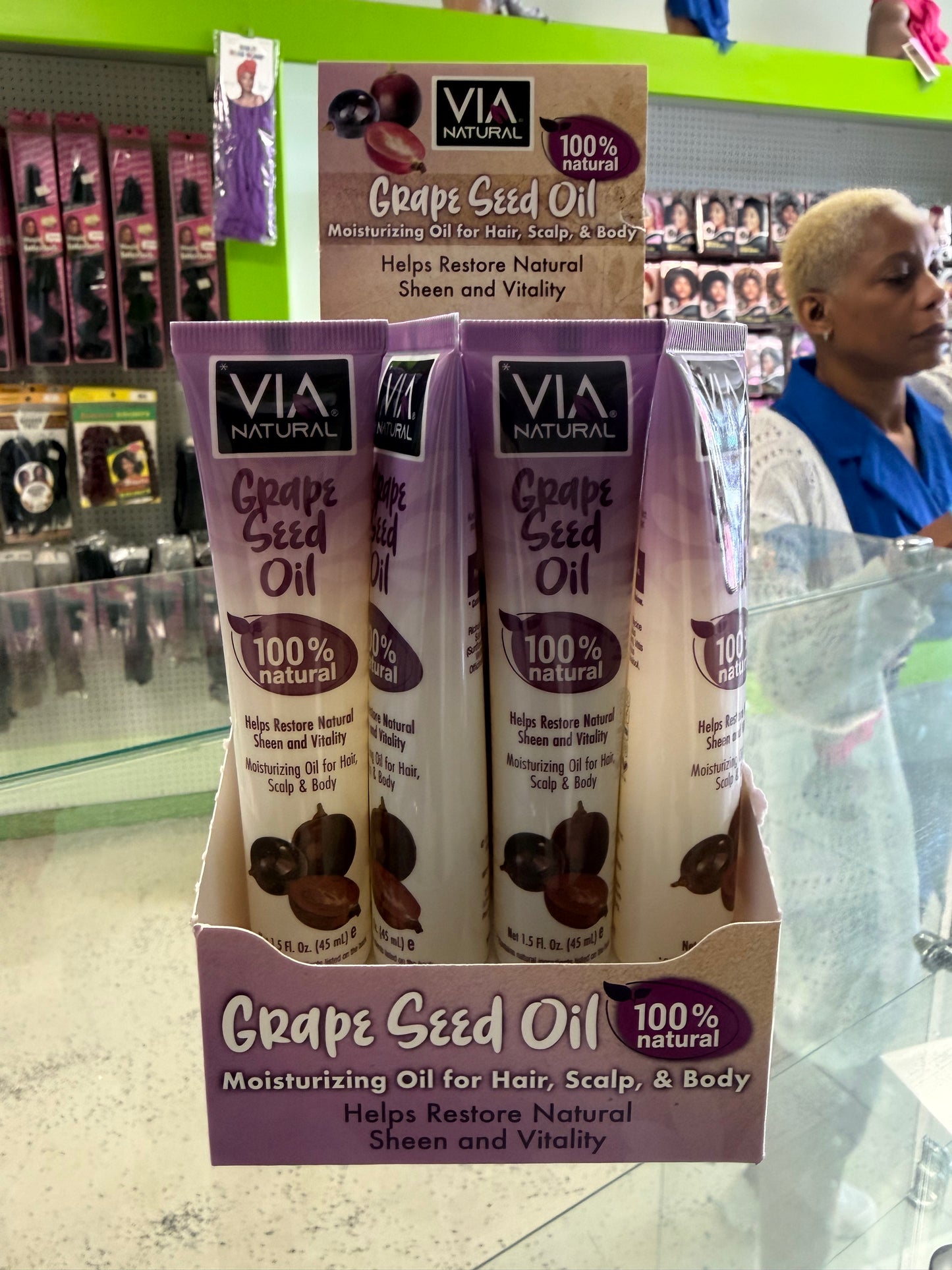 VIA NAT OIL 100 GRAPE SEED DP