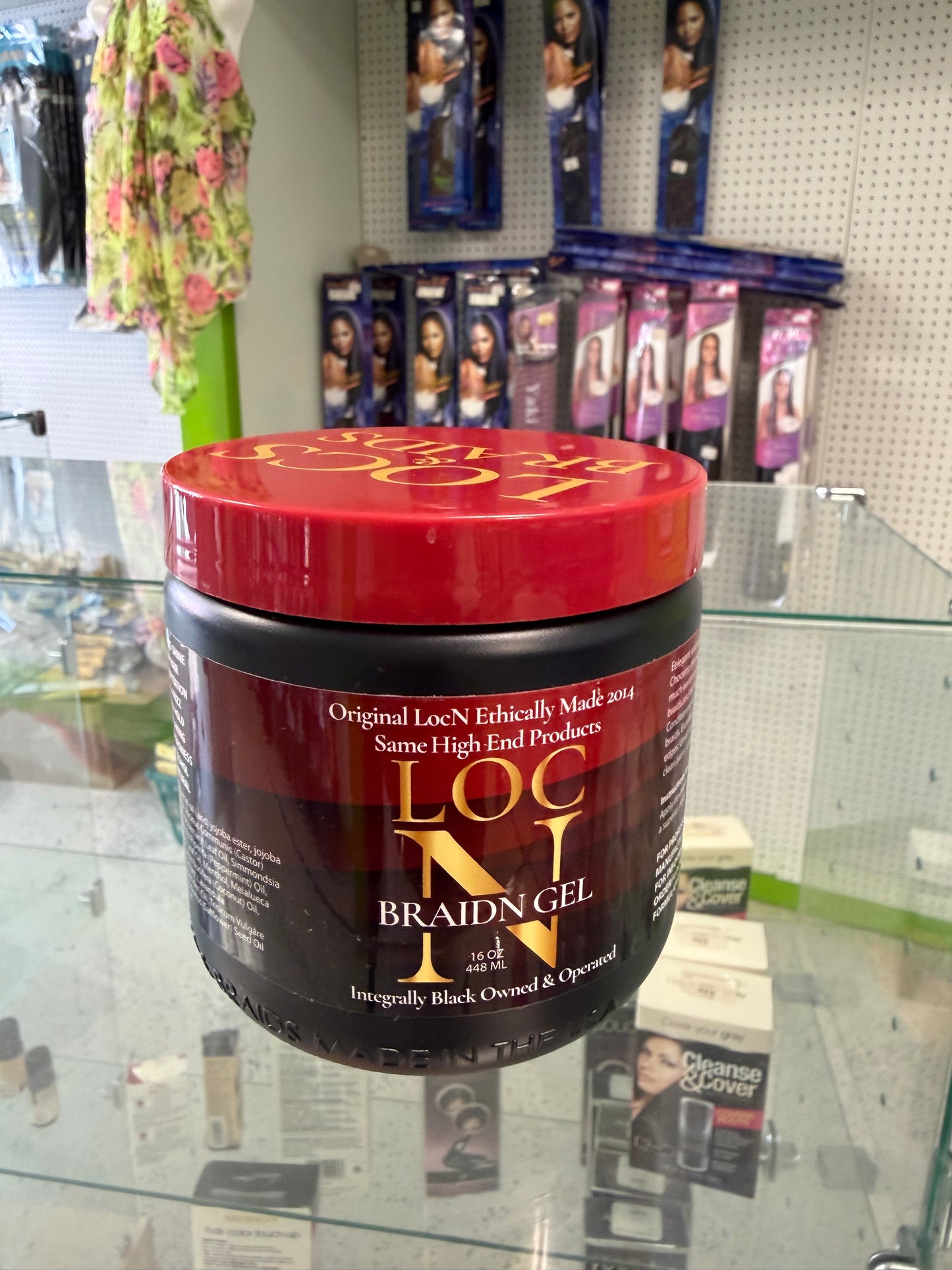 LOC N BRAIDING GEL 16 OZ